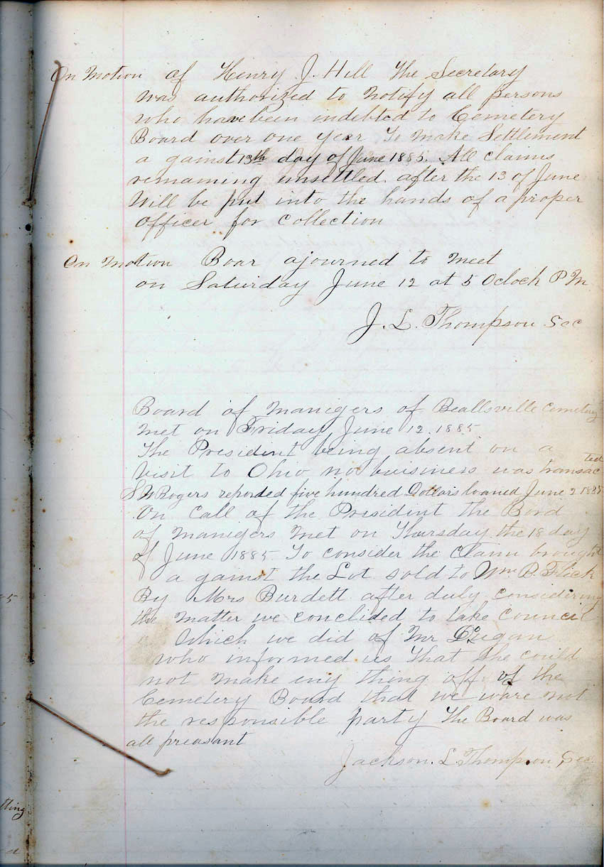 minute book